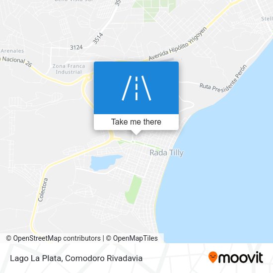 Mapa de Lago La Plata