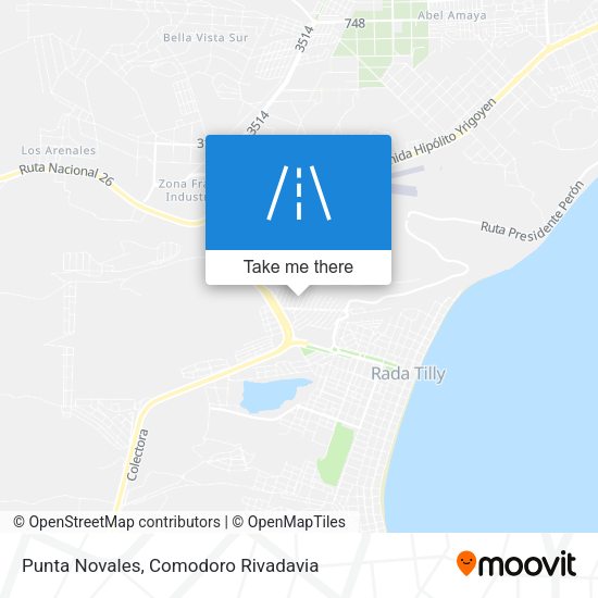 Punta Novales map