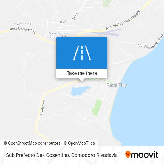 Mapa de Sub Prefecto Dax Cosentino