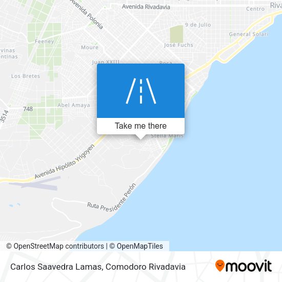 Mapa de Carlos Saavedra Lamas