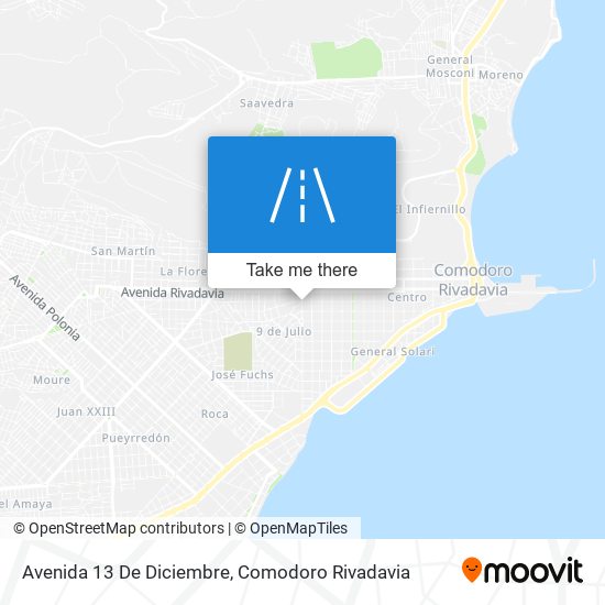 Avenida 13 De Diciembre map