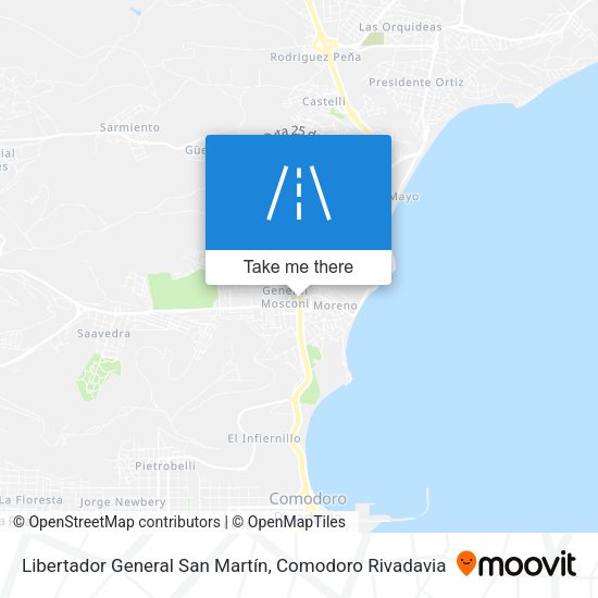 Libertador General San Martín map