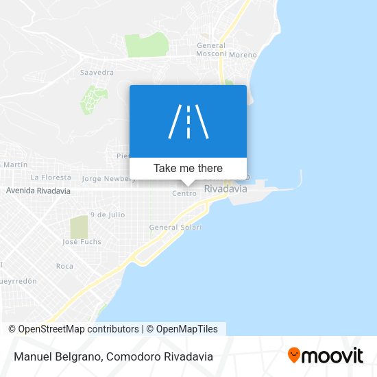 Mapa de Manuel Belgrano