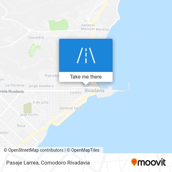 Mapa de Pasaje Larrea