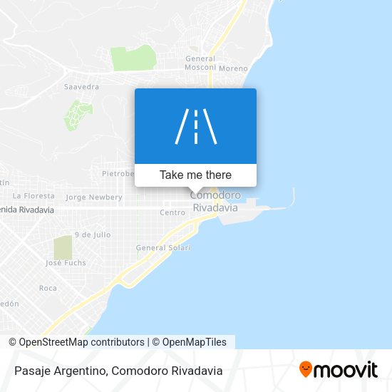 Mapa de Pasaje Argentino