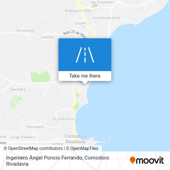 Mapa de Ingeniero Ángel Poncio Ferrando