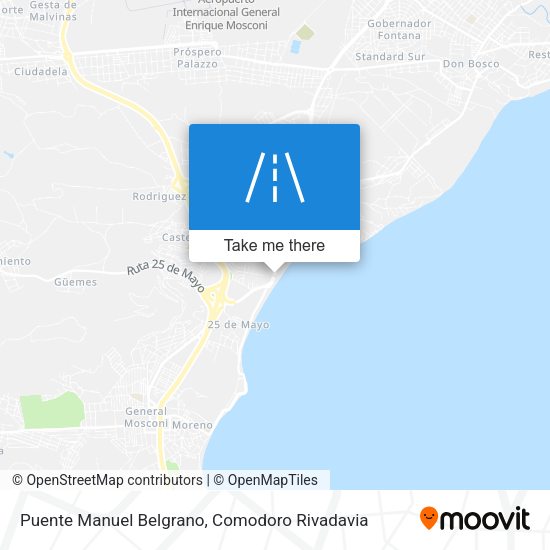 Puente Manuel Belgrano map