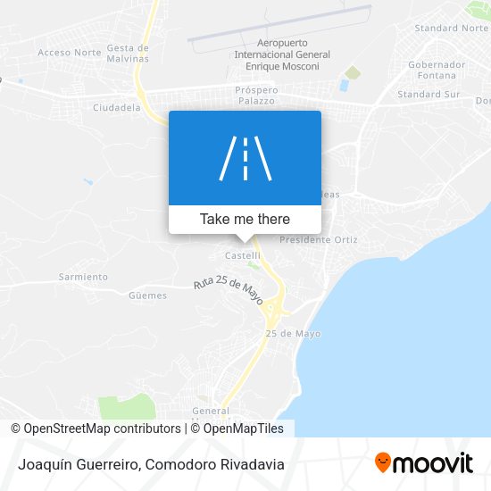Mapa de Joaquín Guerreiro