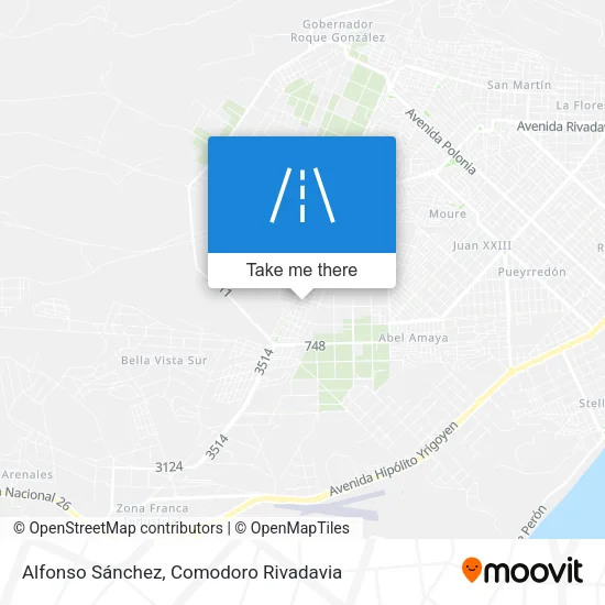 Mapa de Alfonso Sánchez