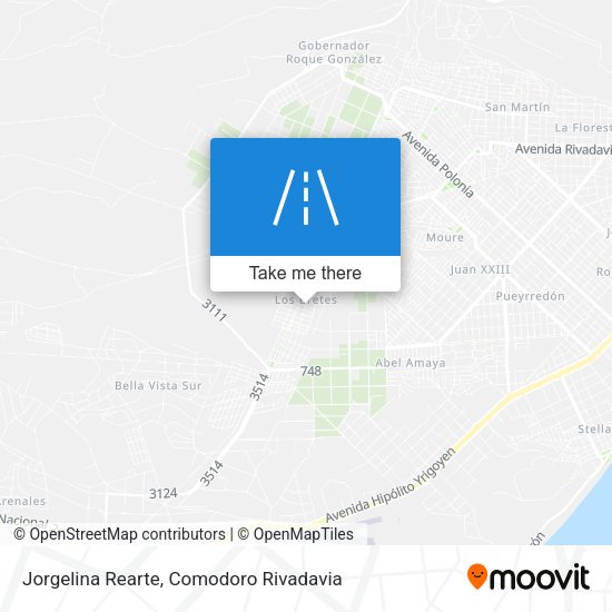 Jorgelina Rearte map