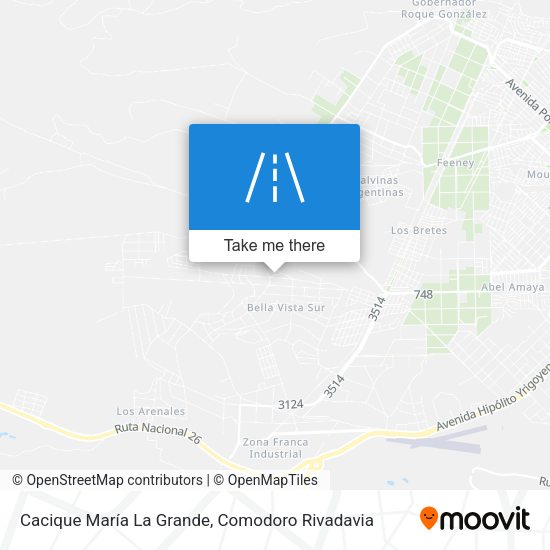 Cacique María La Grande map
