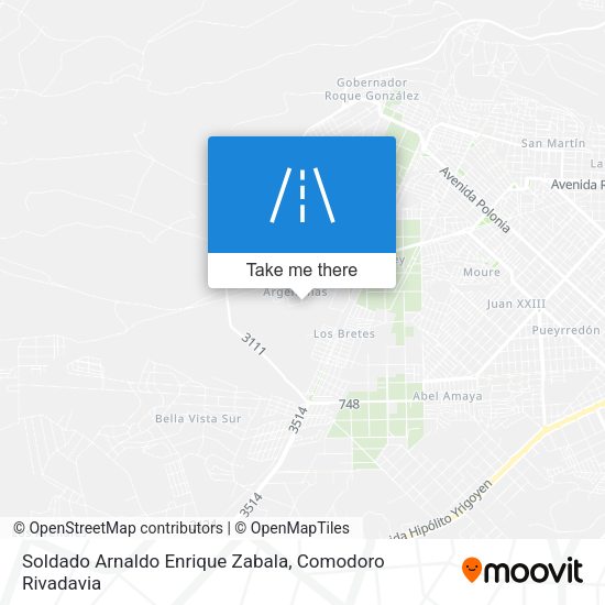 Mapa de Soldado Arnaldo Enrique Zabala