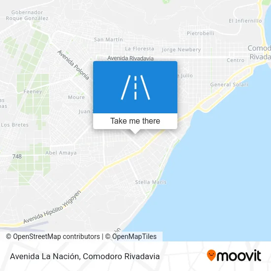 Avenida La Nación map