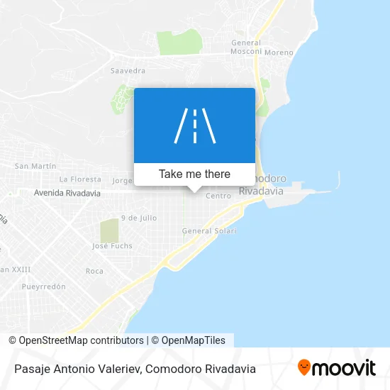 Pasaje Antonio Valeriev map