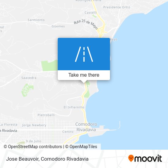 Jose Beauvoir map