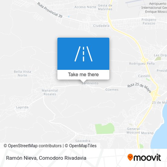 Mapa de Ramón Nieva