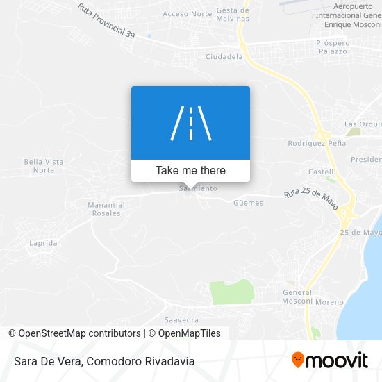 Mapa de Sara De Vera