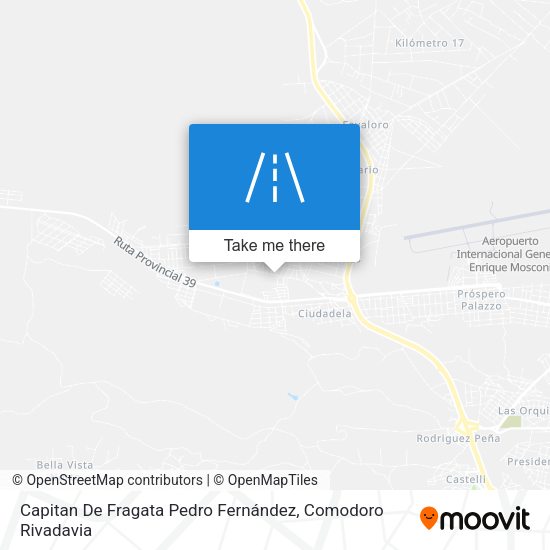 Mapa de Capitan De Fragata Pedro Fernández