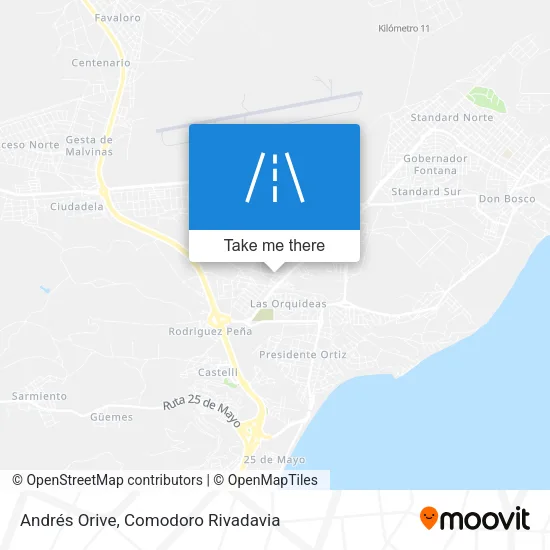 Andrés Orive map