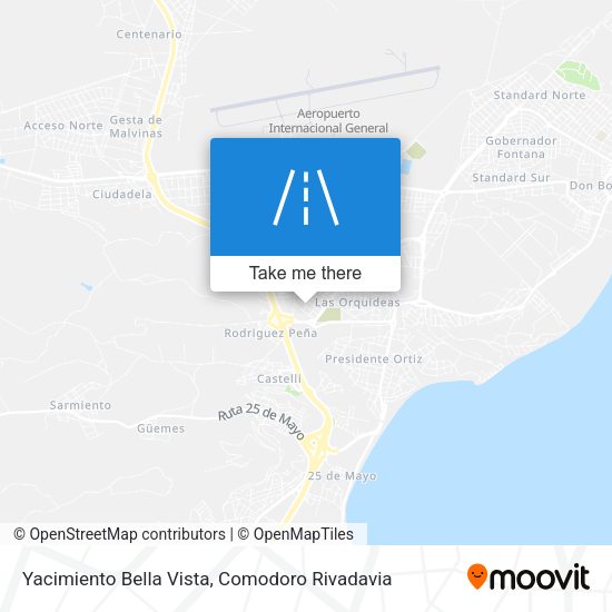 Mapa de Yacimiento Bella Vista
