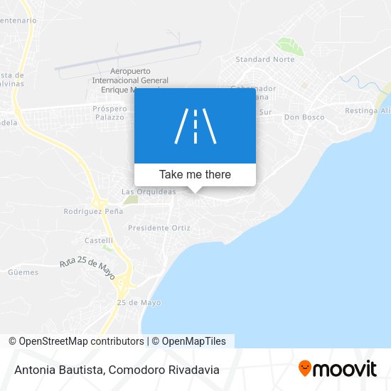 Antonia Bautista map