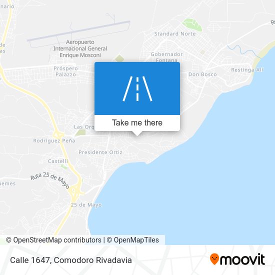 Calle 1647 map