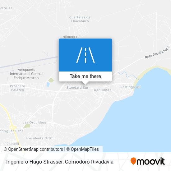 Ingeniero Hugo Strasser map