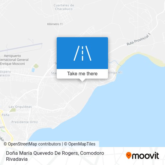 Doña María Quevedo De Rogers map