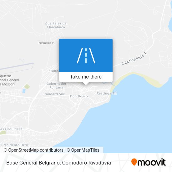 Base General Belgrano map