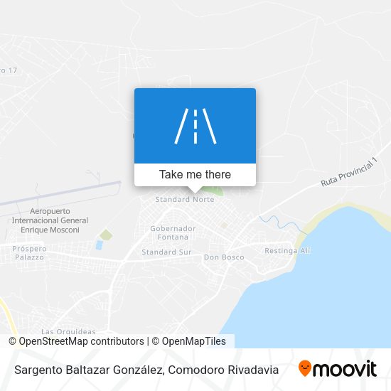 Mapa de Sargento Baltazar González