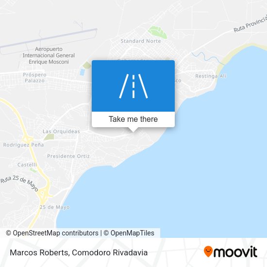 Mapa de Marcos Roberts