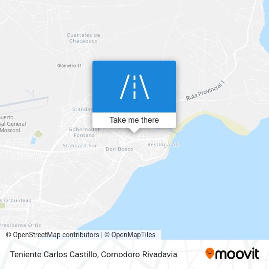 Teniente Carlos Castillo map