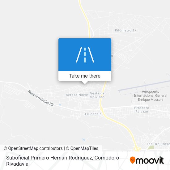 Suboficial Primero Hernan Rodríguez map