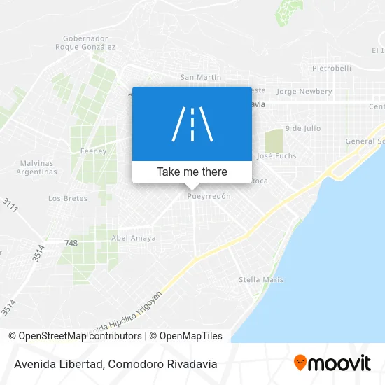 Avenida Libertad map