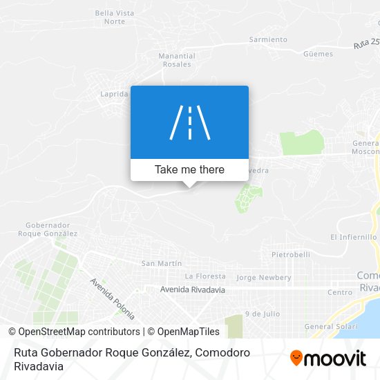 Mapa de Ruta Gobernador Roque González