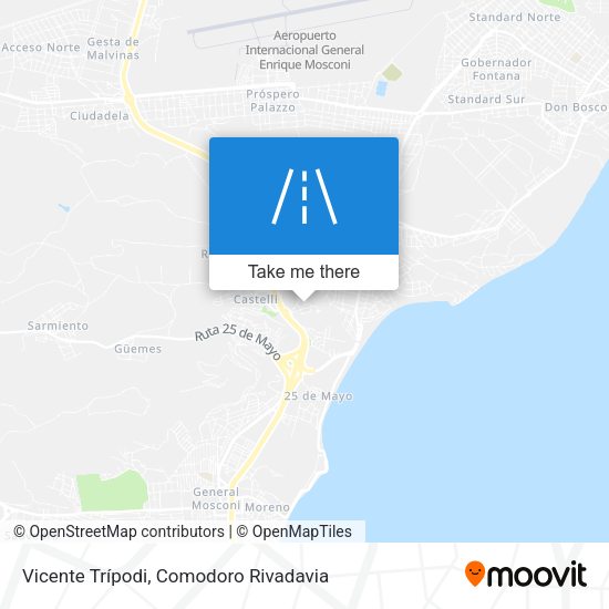 Vicente Trípodi map