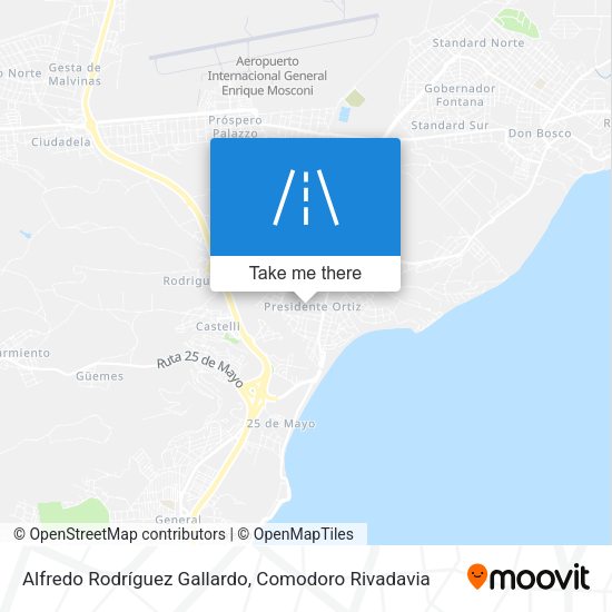 Mapa de Alfredo Rodríguez Gallardo