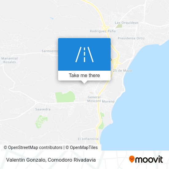 Mapa de Valentín Gonzalo