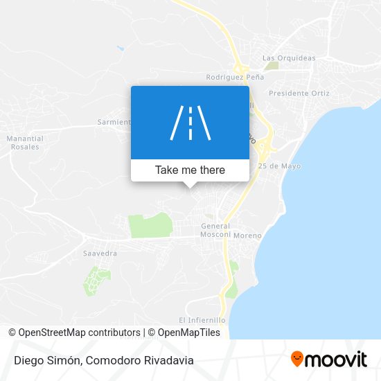 Diego Simón map