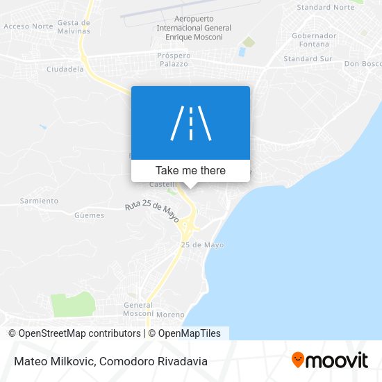Mapa de Mateo Milkovic