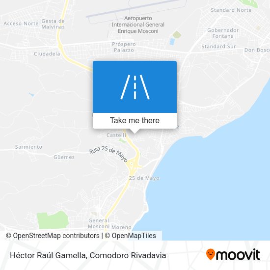 Héctor Raúl Gamella map