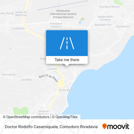 Doctor Rodolfo Casamiquela map