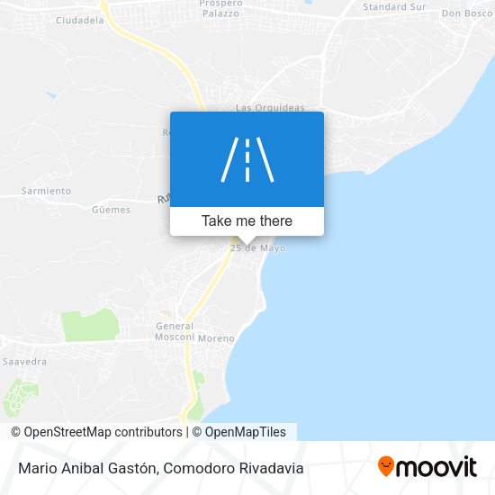 Mario Anibal Gastón map