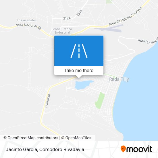 Jacinto García map