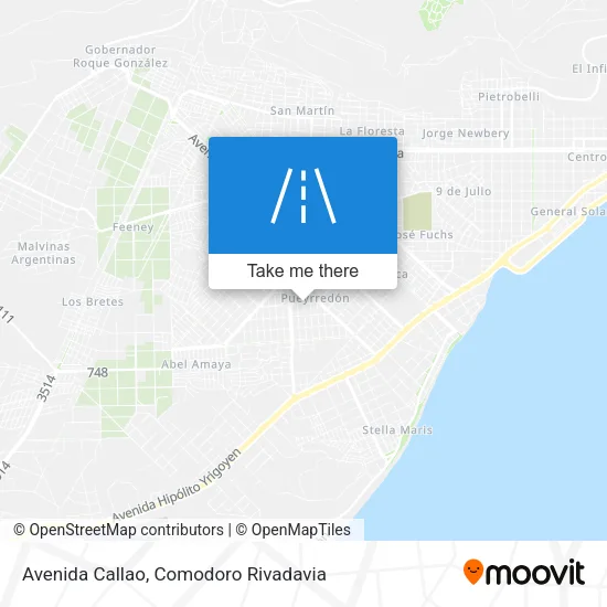 Avenida Callao map