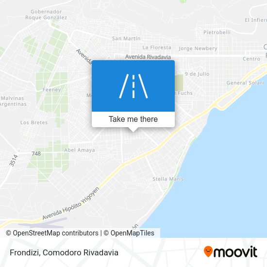 Mapa de Frondizi