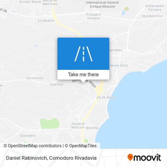 Mapa de Daniel Rabinovich
