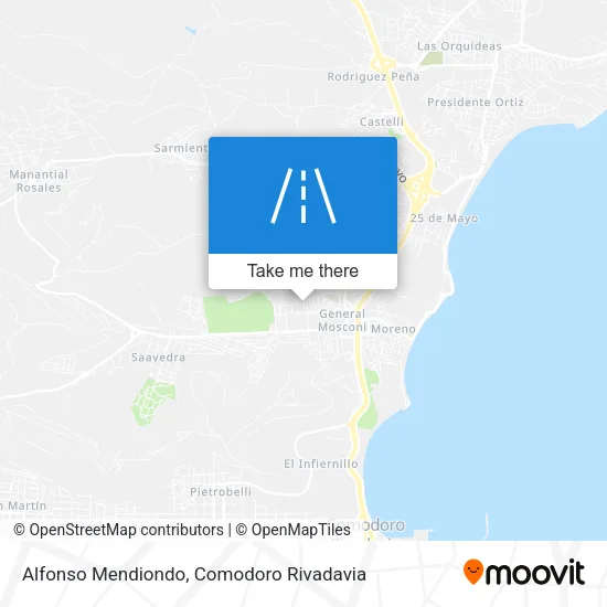 Alfonso Mendiondo map