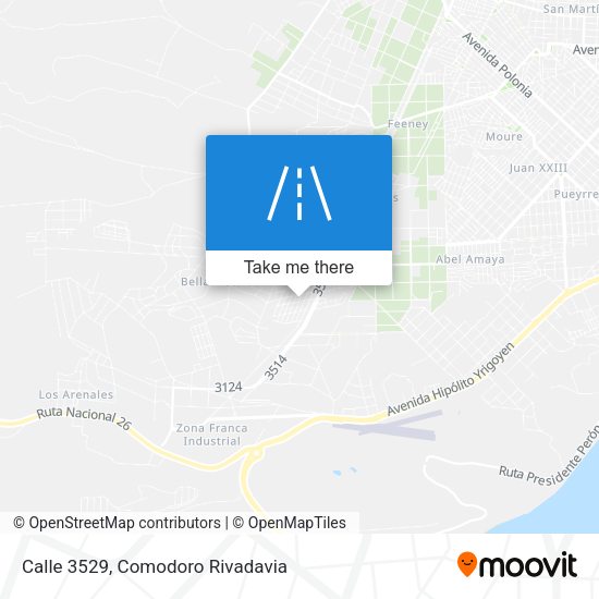 Calle 3529 map