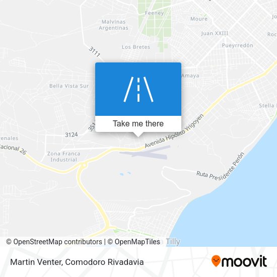 Martin Venter map